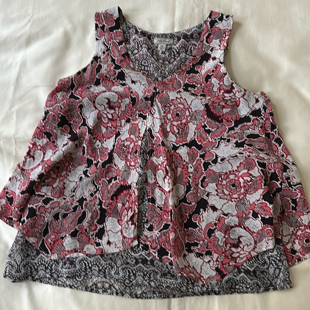 Lucky Brand silk  tank top XS